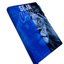 Bíblia Azul Seja forte e corajoso com Abas coladas | harpa e corinhos cpp