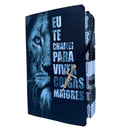 Bíblia Leão eu te chamei com pingente e abas adesivas já coladas